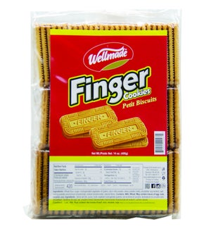 Finger Cookies "Wellmade" 400 g * 12